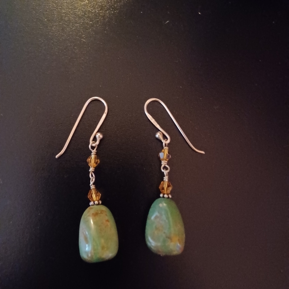 Silpada Jewelry - NWOT Silpada Jade and Amber Earings